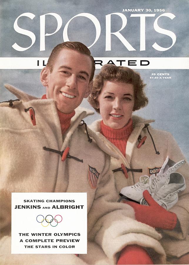 Usa Hayes Jenkins And Tenley Albright, 1956 Cortina Sports Illustrated Cover Photograph by Sports Illustrated