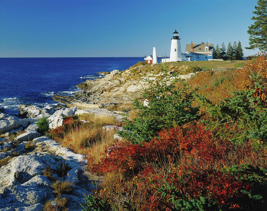 Usa, Maine, Awesome Landscape Digital Art by Gunter Grafenhain