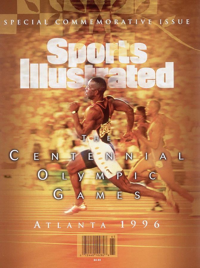 Usa Michael Johnson, 1996 Summer Olympics Sports Illustrated Cover Photograph by Sports Illustrated