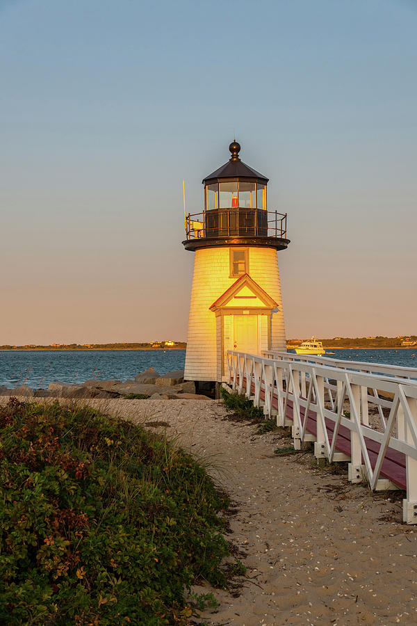 Usa, Nantucket, Lighthouse Digital Art by Guido Cozzi