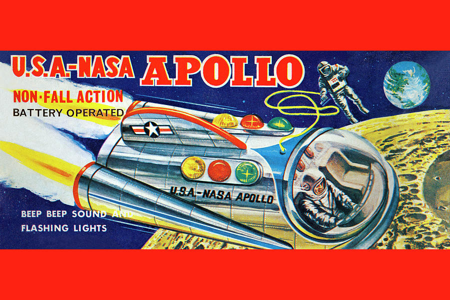 U.S.A. - NASA Apollo Painting by Unknown