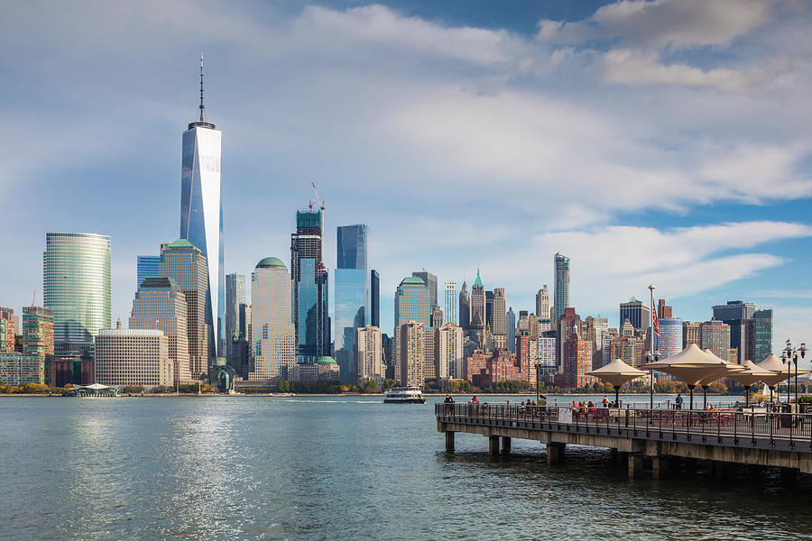 Jersey City Photograph - Usa, New Jersey, Jersey City, Lower by Walter Bibikow Jersey City Photograph - Usa, New Jersey, Jersey City, Lower by Walter Bibikow