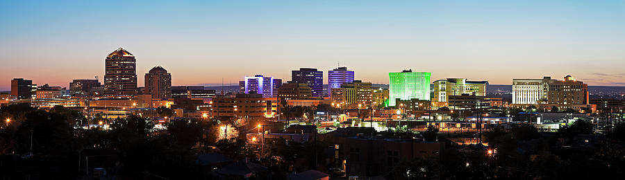 Usa, New Mexico, Albuquerque, Panoramic Photograph by Henryk Sadura
