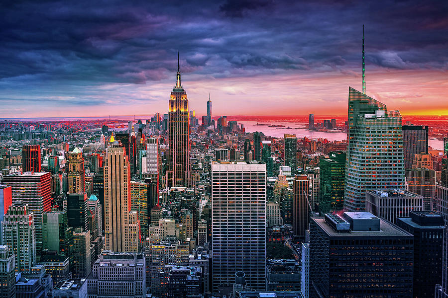 Usa, New York City, Cityscape Digital Art by Antonino Bartuccio - Fine ...