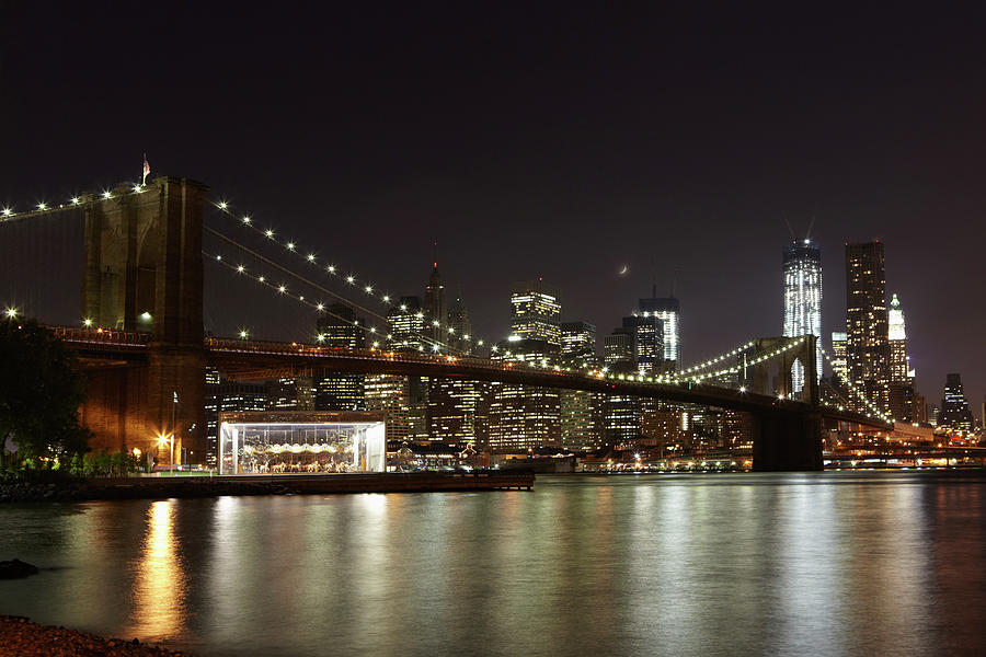 Usa, New York, View Of Brooklyn Bridge Photograph by Westend61