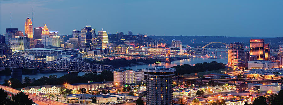 Usa, Ohio, Cincinnati, Cityscape And Photograph by Adam Jones