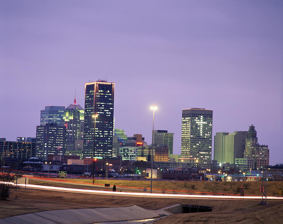 Usa, Oklahoma, Oklahoma City, Skyline Photograph by Jerry Driendl