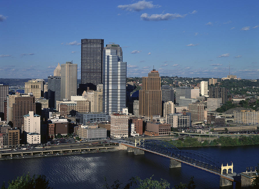 Usa, Pennsylvania, Pittsburgh, Skyline Photograph by Vladimir Pcholkin