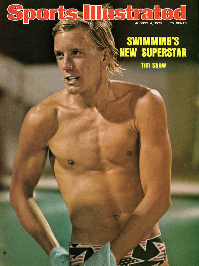 Usa Tim Shaw, 1975 World Aquatics Championships Sports Illustrated Cover Photograph by Sports Illustrated