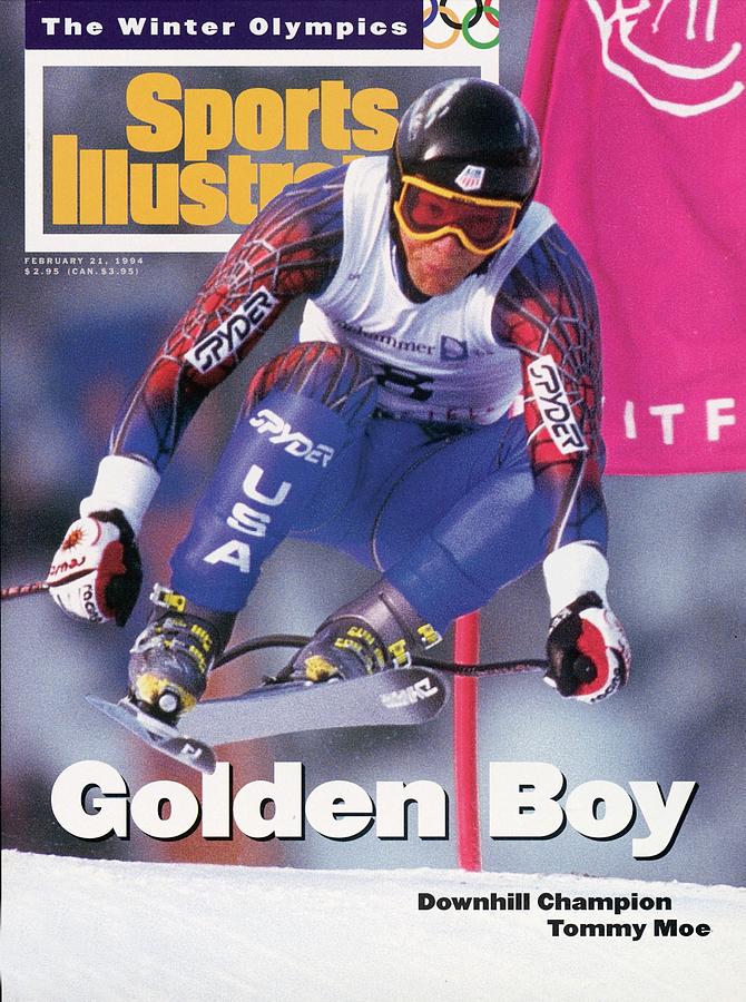 Usa Tommy Moe, 1994 Winter Olympics Sports Illustrated Cover Photograph by Sports Illustrated