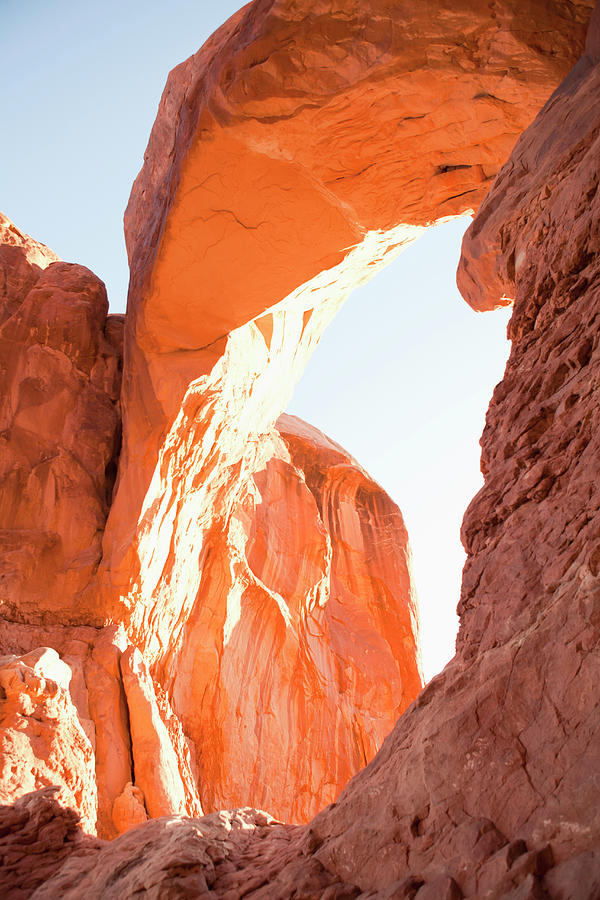 Usa, Utah, Moab, Majestic Natural Arch Photograph by Jessica Peterson