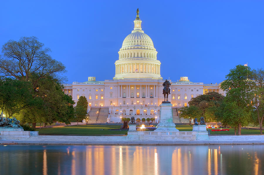 Usa, Washington Dc, Capitol Building Photograph by Travelpix Ltd