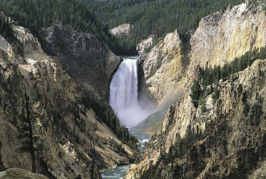Yellowstone National Park Photograph - Usa, Wyoming, Yellowstone Np, Upper by Sylvester Adams