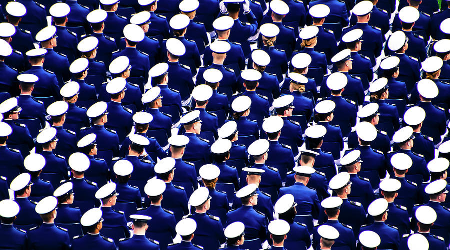 Usaf Air Force Academy Cadets Photograph by Bob Lynn - Pixels