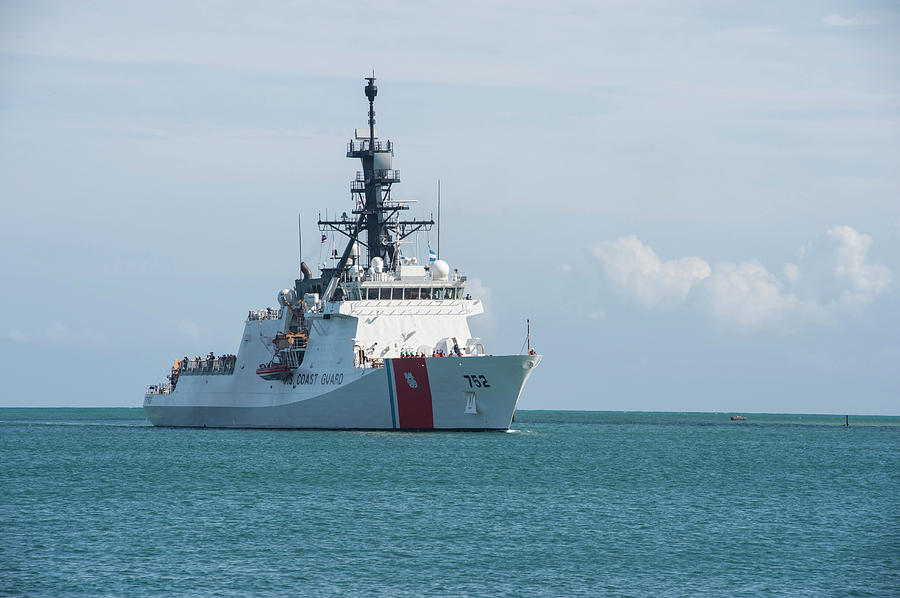 Uscg Stratton Arrives At Joint Base Photograph by Stocktrek Images ...