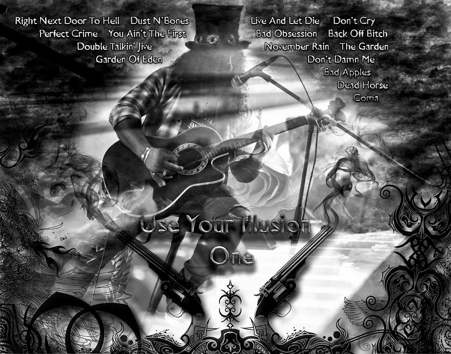 Use Your Illusion 1BW by Michael Damiani Use Your Illusion 1BW by Michael Damiani