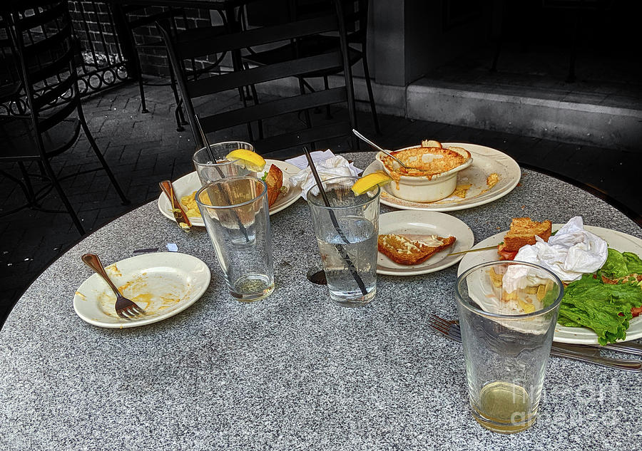 Food Photograph - Used Food by Steven Digman Food Photograph - Used Food by Steven Digman