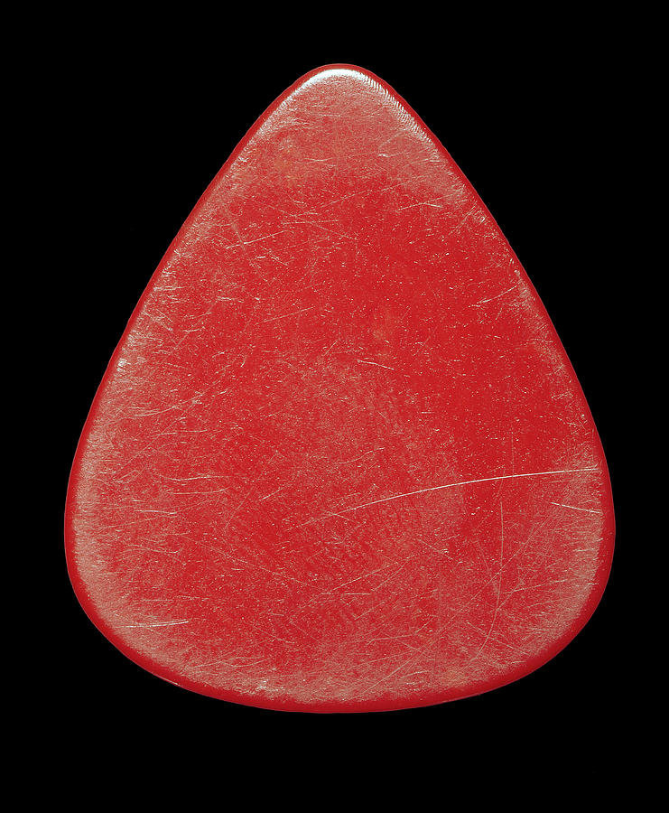 Used Guitar Plectrum Photograph by Jonathan Kitchen