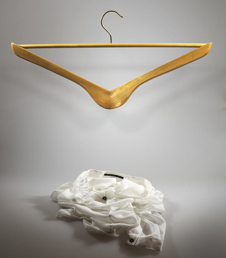 Useless Series - The Cloth Hanger Photograph by Wieteke De Kogel
