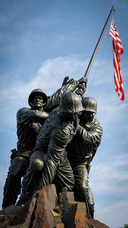 USMC War Memorial 2 Photograph by Bill Chizek