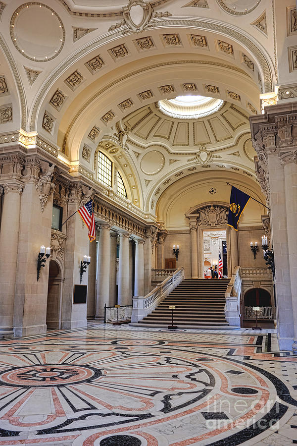 USNA Bancroft Hall Memorial Hall Photograph by Olivier Le Queinec