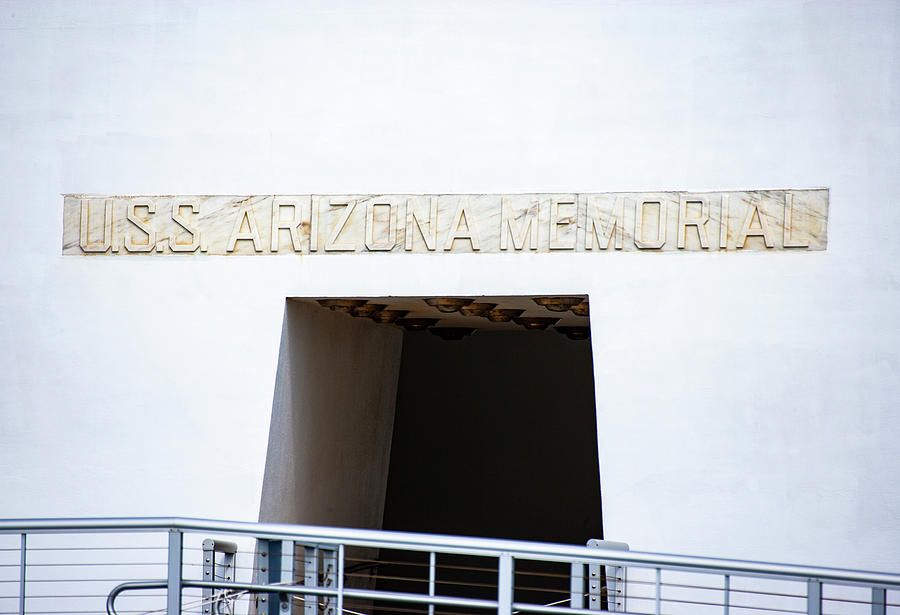 USS Arizona Plaque Photograph by Anthony Jones