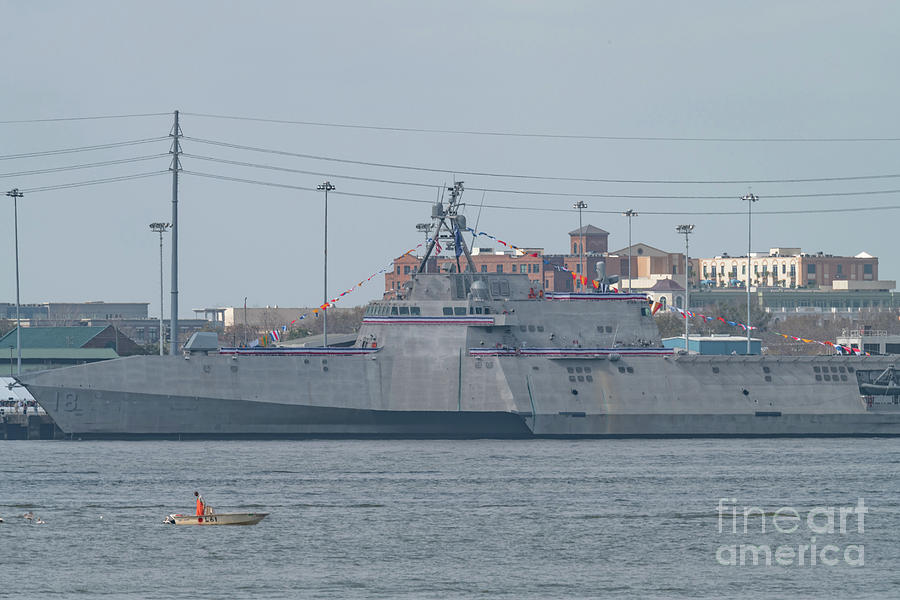 Uss Charleston Combat Ship Photograph