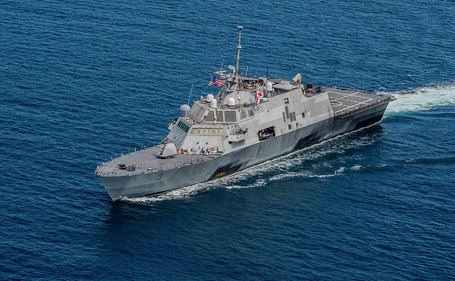 Uss Fort Worth Transits The Sulu Sea Photograph by Stocktrek Images ...