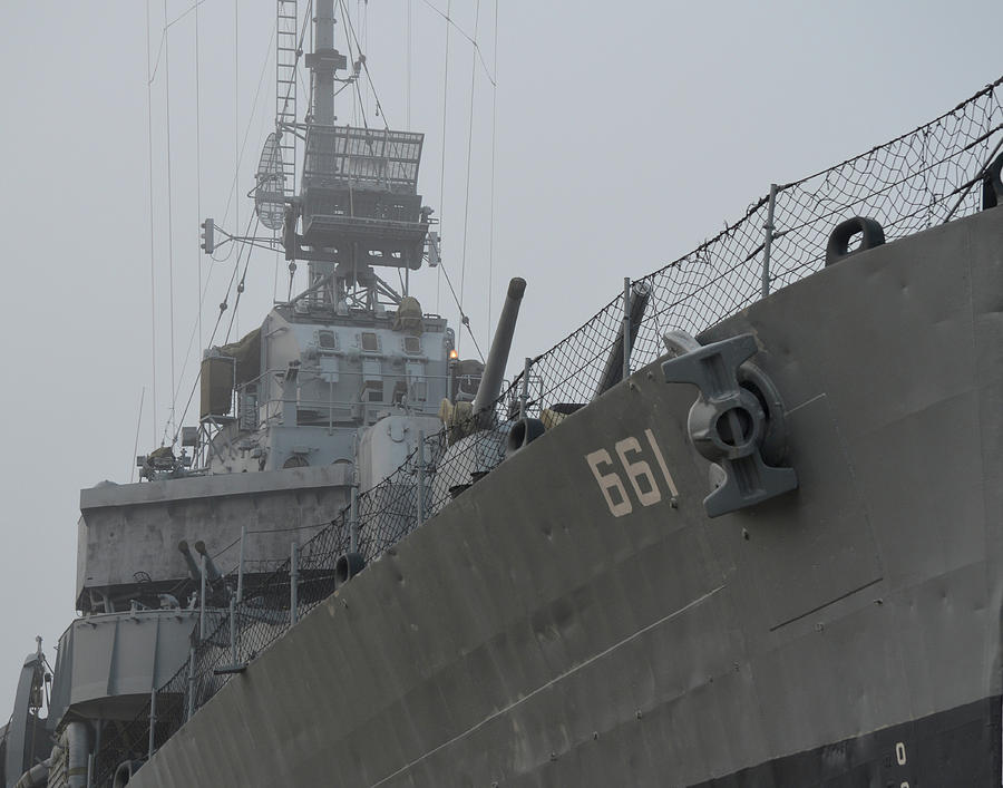 USS Kidd DD 661 Side Profile Photograph by Maggy Marsh