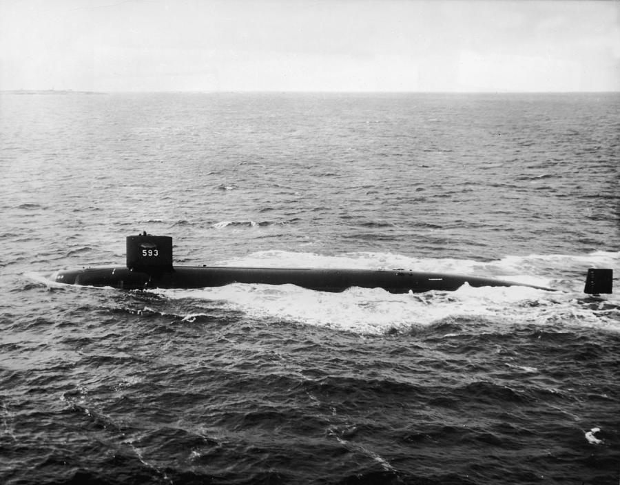 Uss Thresher On Course Photograph by Pictorial Parade