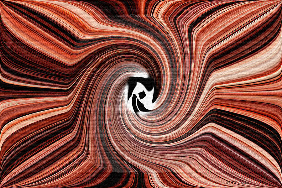 Utah Cliff Face Abstract Digital Art by Tom Janca