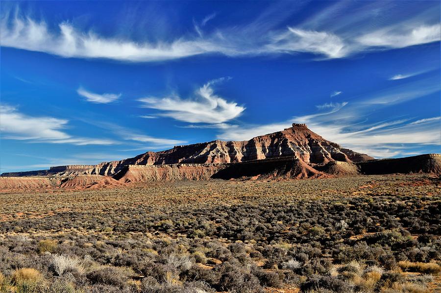 Utah Desert Butte Photograph by Heidi Fickinger