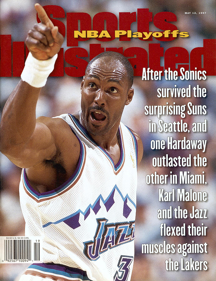 Karl Malone  Karl malone, Nba artwork, Basketball art