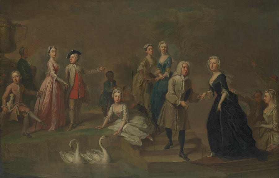 Uvedale Tomkyns Price and Members of His Family Painting by Bartholomew Dandridge