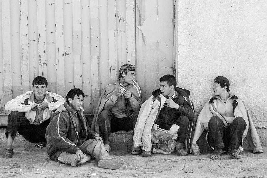 Uzbek Day Laborers Photograph by SR Green