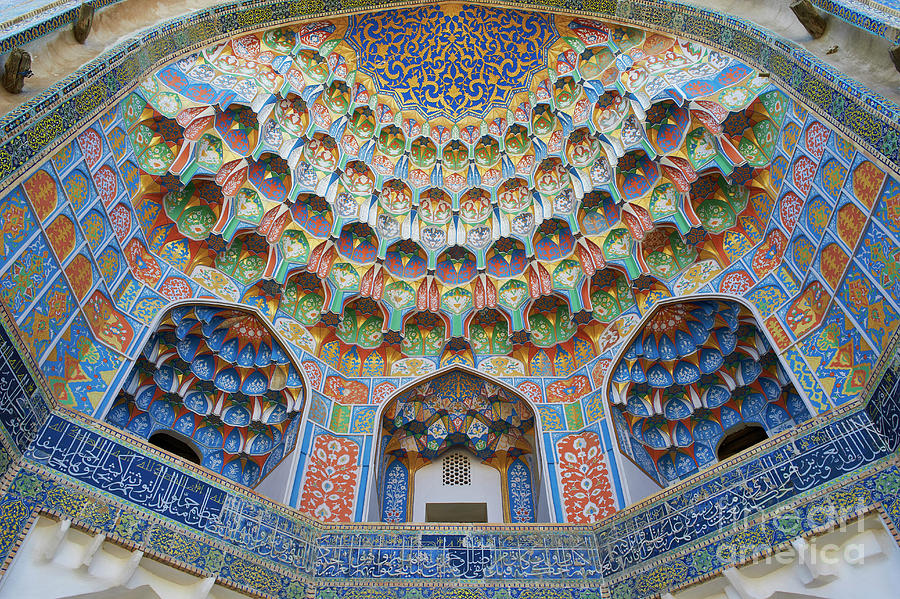 Uzbekistan, Bukhara, Abdul Aziz Khan Photograph by Tuul & Bruno Morandi