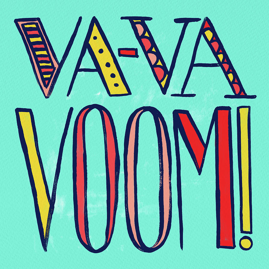 Va Va Voom Painting by Jen Montgomery - Fine Art America