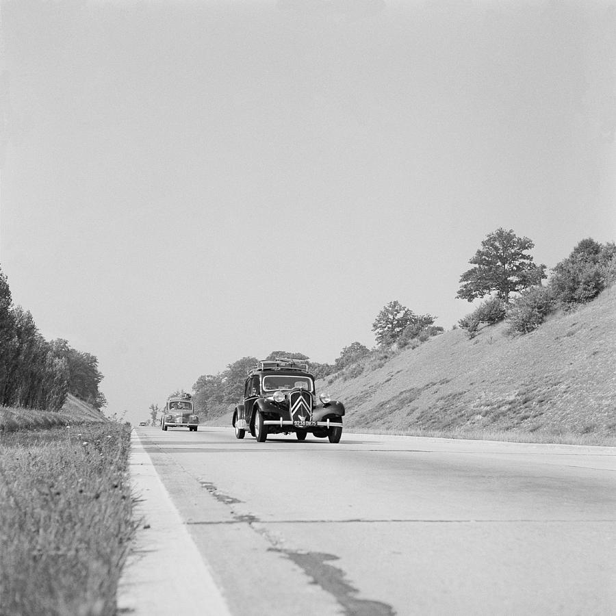 Vacancy Departure On West Motorway In Photograph by Keystone-france