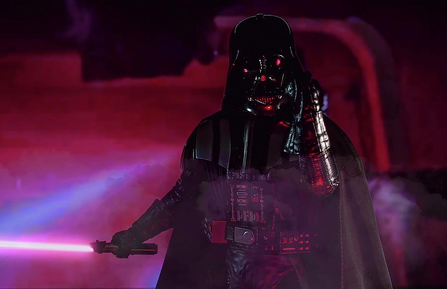 Vader Attacks Digital Art by Jeremy Guerin
