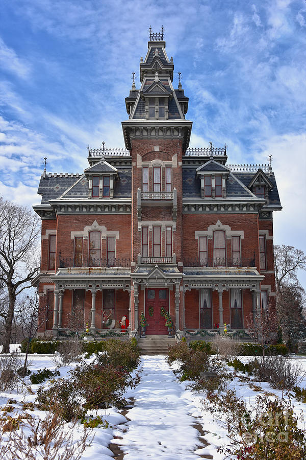 Vaile Mansion Decorated for Christmas, Independence, Missouri