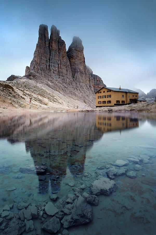 Nature Photograph - Vajolet Towers by Matteo Colombo