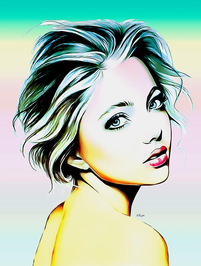 Valentina pop art Digital Art by Nenad Vasic
