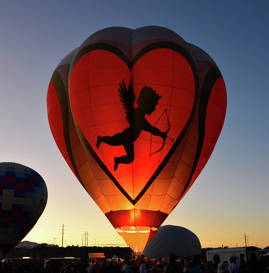 Valentine heart balloon Photograph by David Lee Thompson
