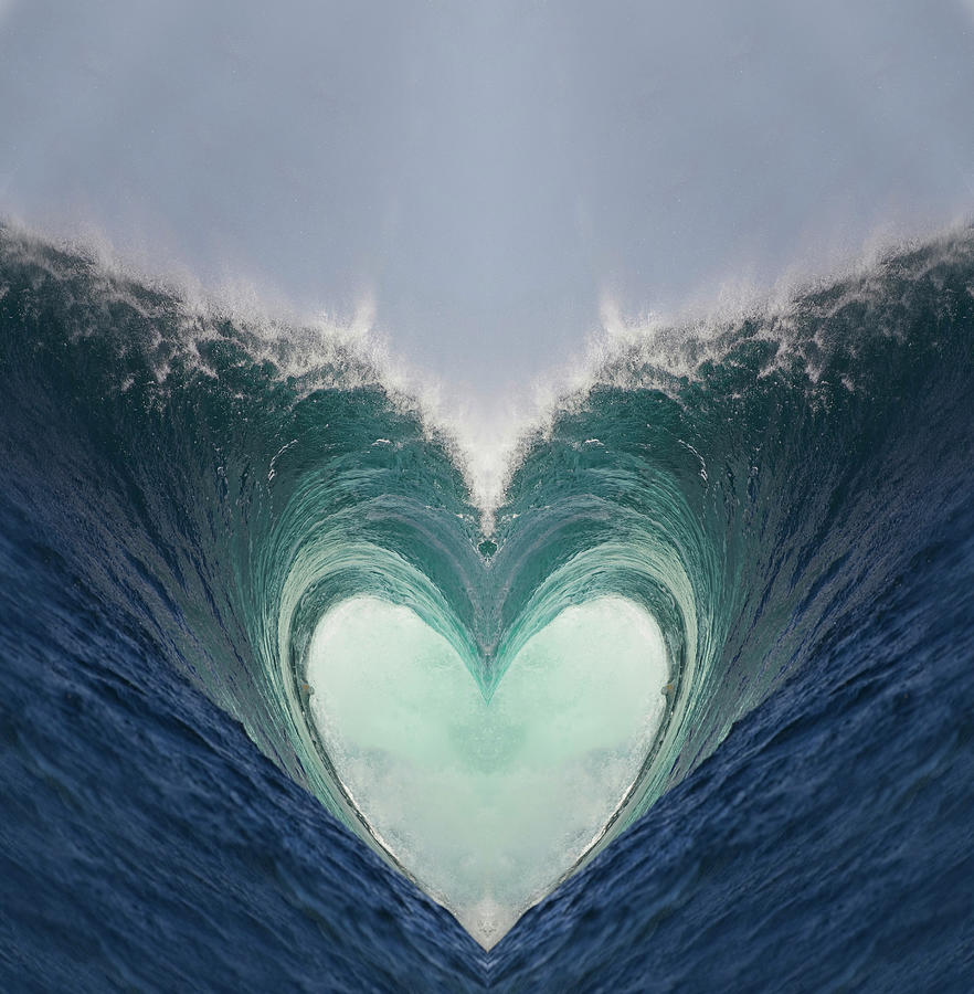 Valentine Wave Photograph By Sean Davey - Fine Art America