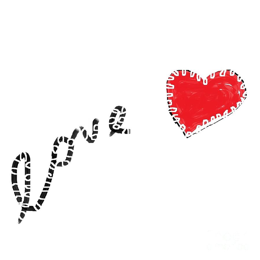 Valentines Heart  Digital Art by Vesna Antic
