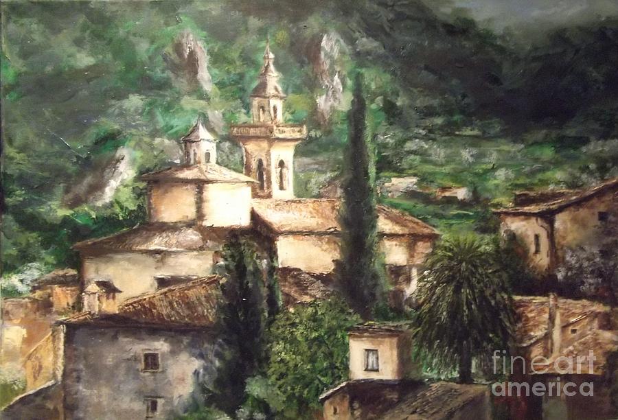 Valldemossa Mallorca the Balearics Painting by Lizzy Forrester