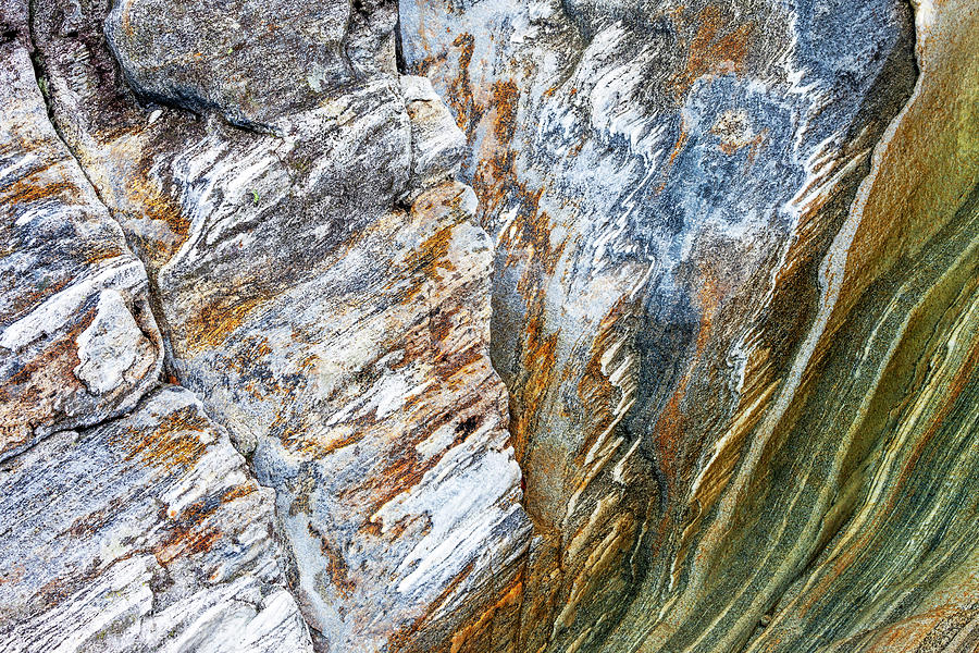 Valle Verzasca Granite Detail Photograph by Heike Odermatt