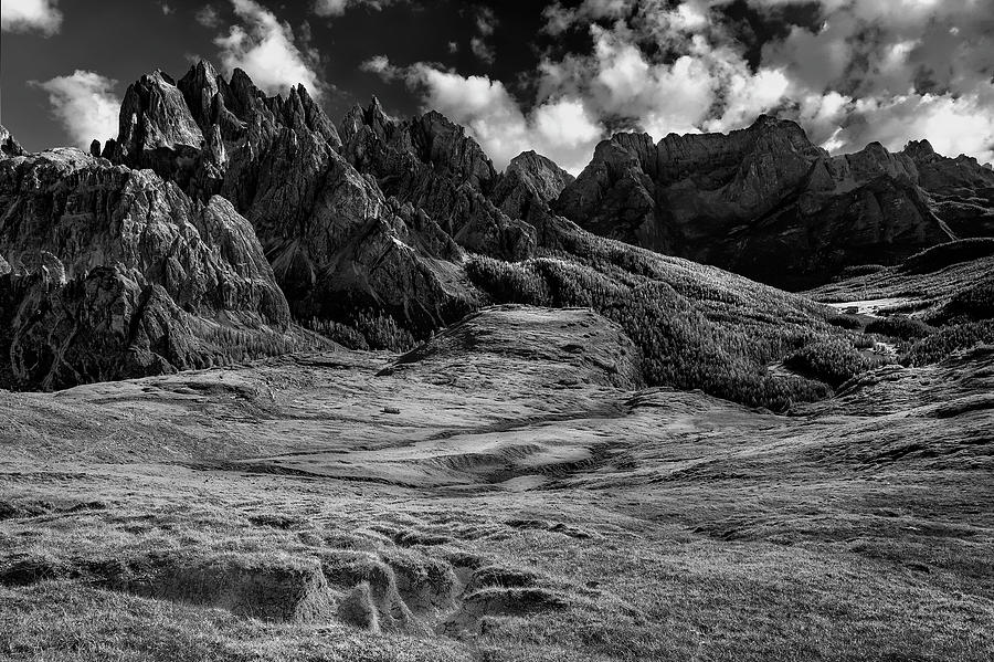 Valley in the Dolomites by Jon Glaser Valley in the Dolomites by Jon Glaser