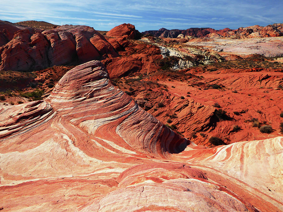 Valley of Fire, Fire Wave 5 Photograph by Alan Socolik
