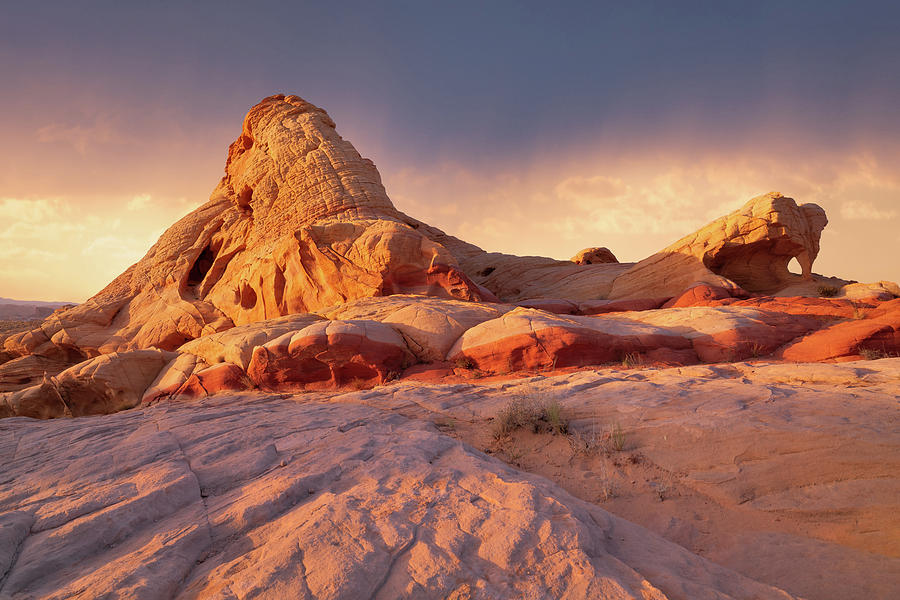 Valley of fire sunset Photograph by Giovanni Allievi